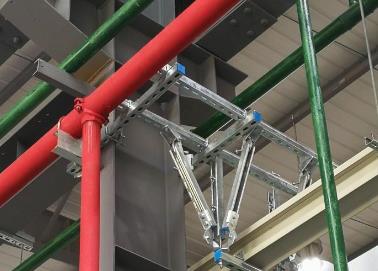 麒麟该抗震支架的整体式支吊架结构协调性好